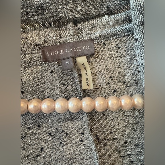 Vince Camuto Heather Gray Open Cardigan - Picture 4 of 4
